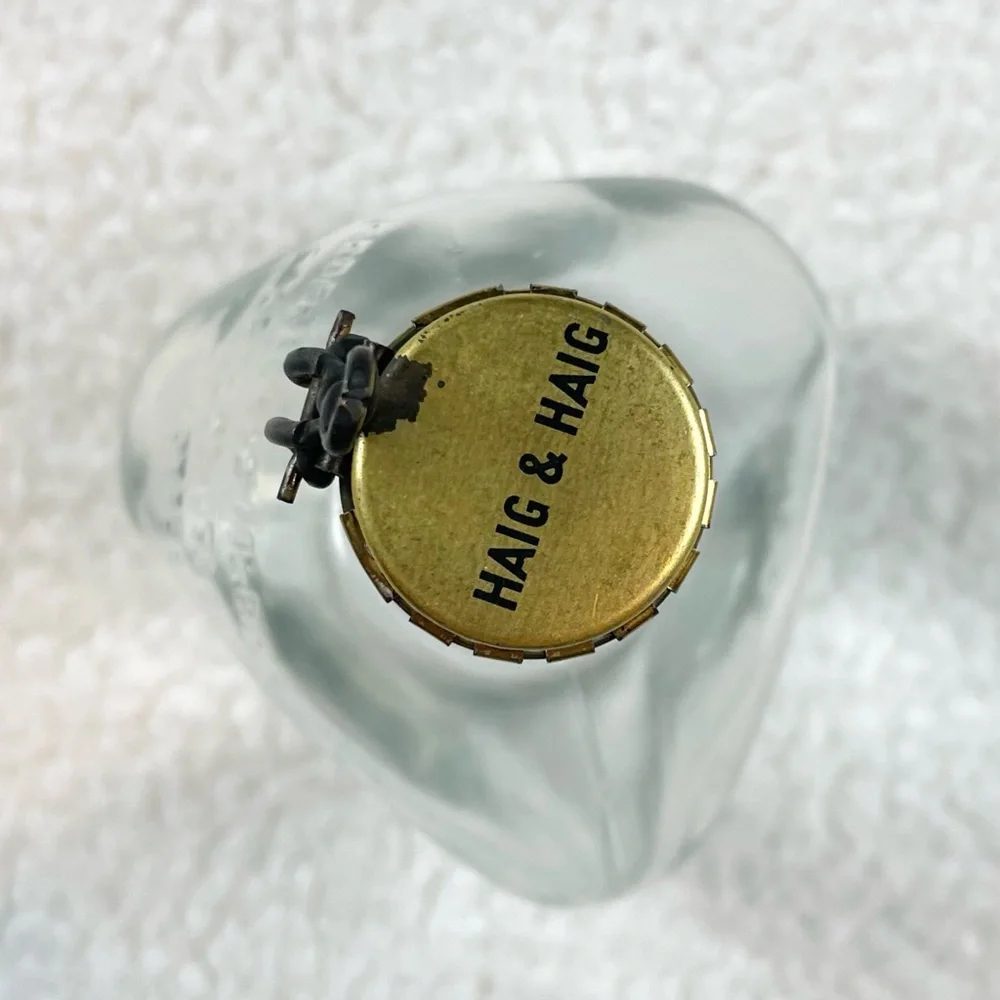(VTG) HAIG & HAIG • Pinch Antique Scottish Whiskey Bottle w/ Original Cap